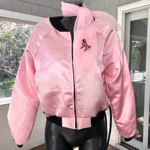 Pink Satin Ladies Costume